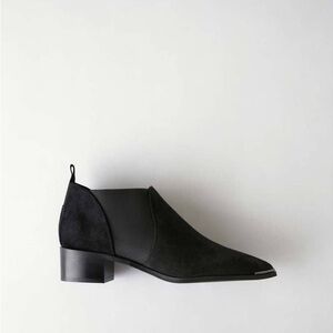 Acne Studio suede leather Jenny Black Women's Ankle Boots